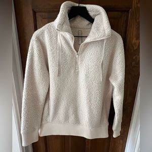 Athleta Tugga Sherpa Quarter Zip